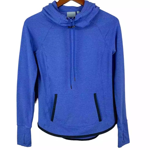 Athleta Tops - Athleta Sentry Pullover Hoodie Sweatshirt Blue medium